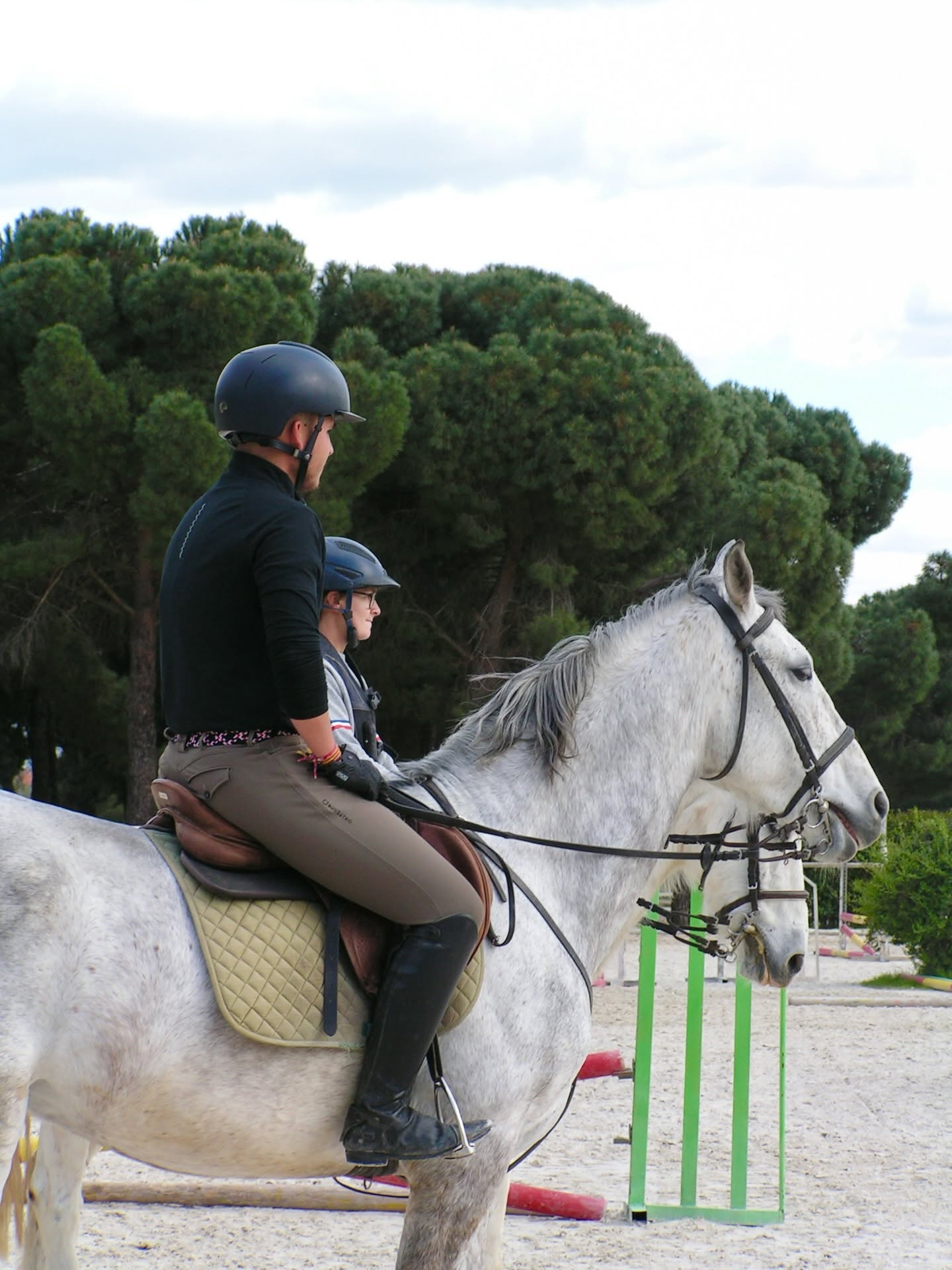 Jinete a caballo en Yabusan